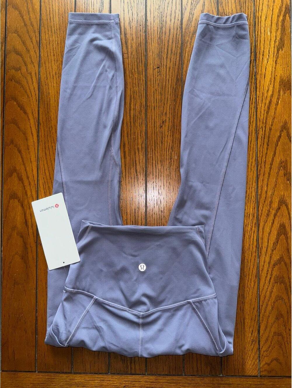 Lululemon Align With Pockets High Rise 25” Grape Mist Size 2 NWT